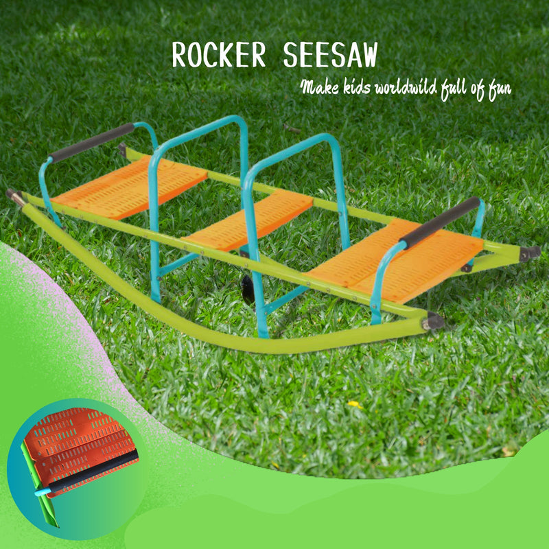 High Quality Plastic Kids Seesaw with Comfortable Seats for Playground Use