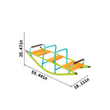 High Quality Plastic Kids Seesaw with Comfortable Seats for Playground Use