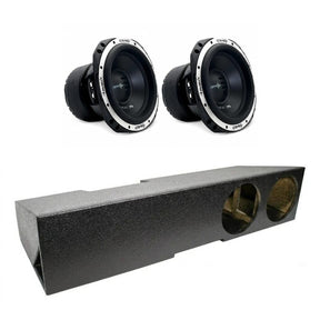 (2) Orion XTRPRO8 & Chevy Crew Cab 19-25 Dual 8" Subwoofer Box Combo Orion
