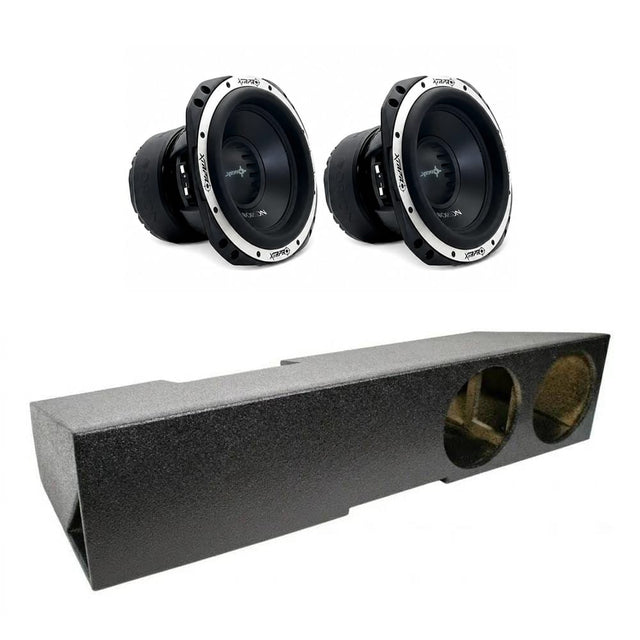 (2) Orion XTRPRO8 & Chevy Crew Cab 19-25 Dual 8" Subwoofer Box Combo Orion