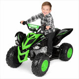 12 Volt Battery-Powered Raptor Ride-On with Custom Graphic Design