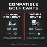 YAMAHA 48V Golf Cart Charger - G29, Drive & Drive 2 - 48V 15A Lithium, LiFePO4, Lead Acid, AGM FORM Charge