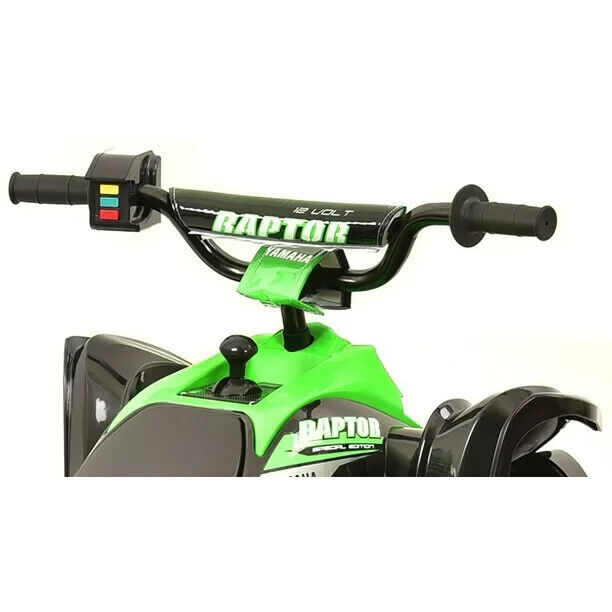 Yamaha Raptor 12V Battery-Powered Ride-On with Custom Graphics - Rev Up Your Child's Playtime!