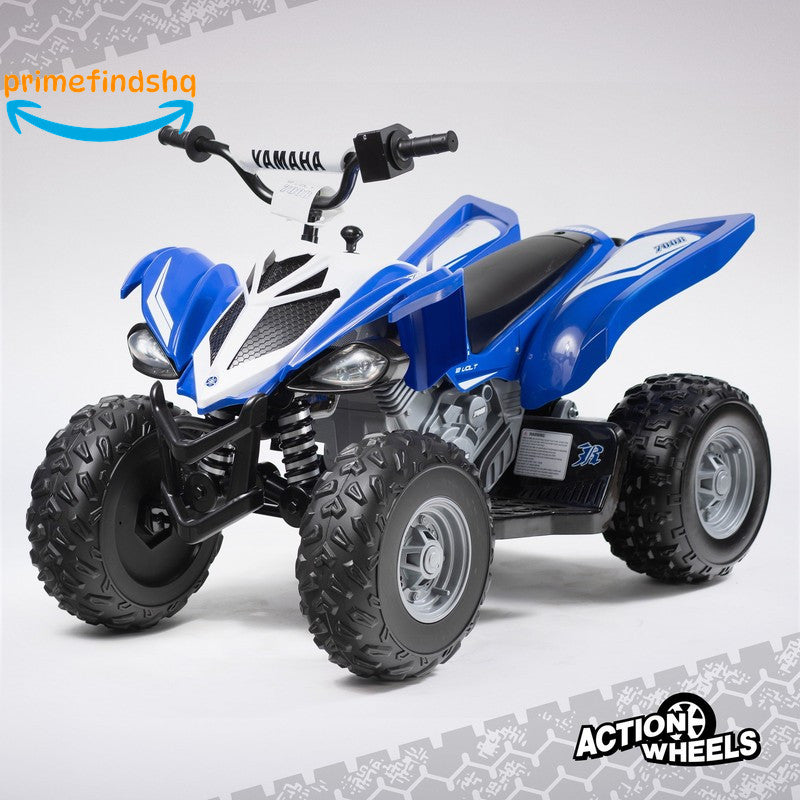 12 Volt Battery Powered Blue Ride-On ATV with Music Features