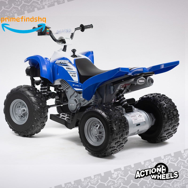 12 Volt Battery Powered Blue Ride-On ATV with Music Features