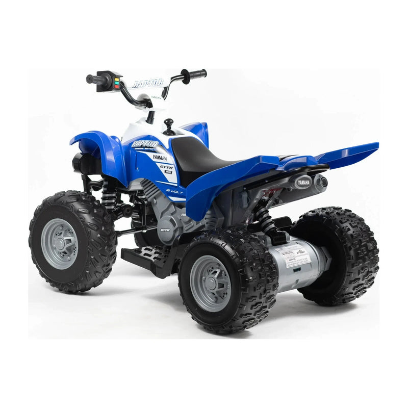 Yamaha 12V Battery-Powered All-Terrain Ride-On ATV in Blue for Ages 3+