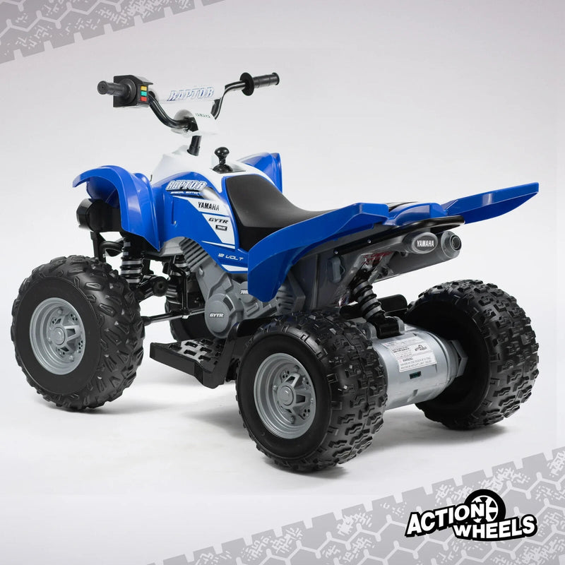 12V Battery-Powered Blue All-Terrain Ride-On ATV for Kids Ages 3+