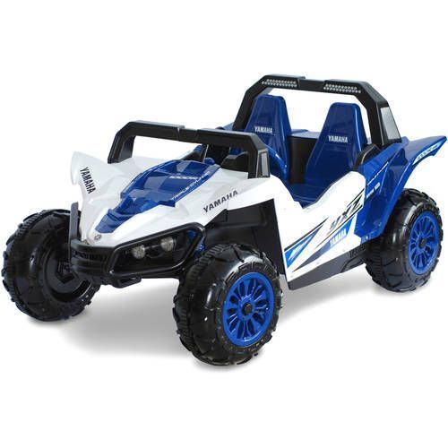 Yamaha YXZ 12-Volt Ride-On: The Perfect Outdoor Adventure for Kids in Blue and White