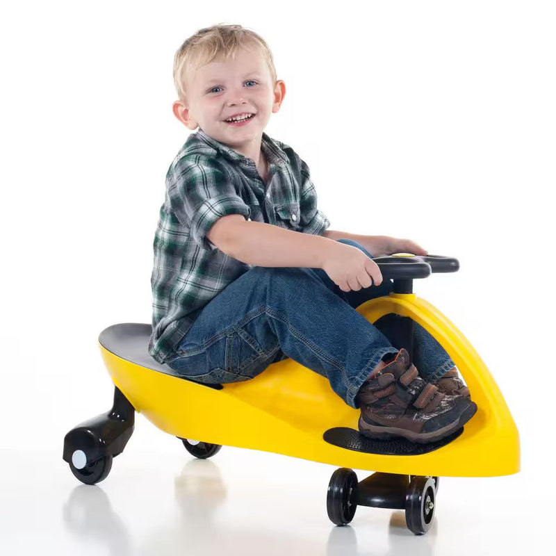 Yellow Wiggle Ride-On Car Toy for Kids