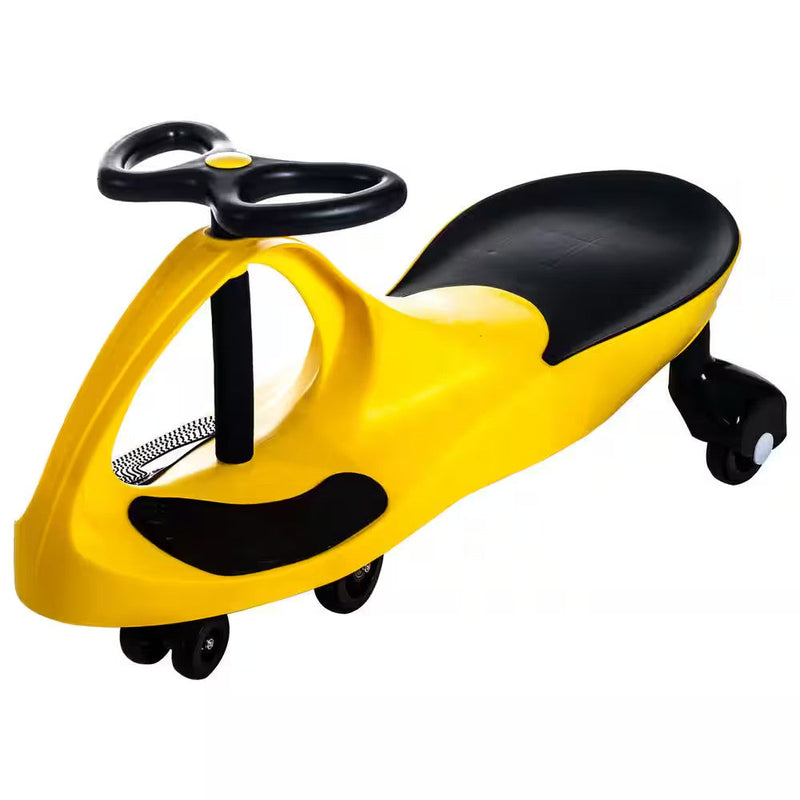 Yellow Wiggle Ride-On Car Toy for Kids