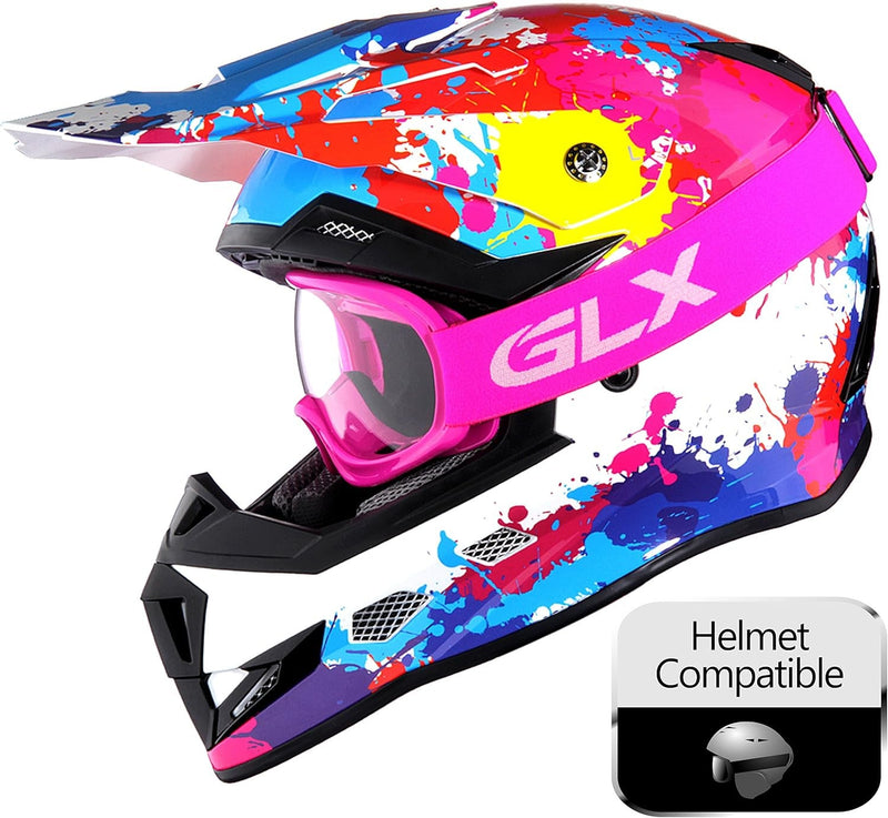 Anti-Fog Impact-Resistant Kids ATV Off-Road Motocross Goggles