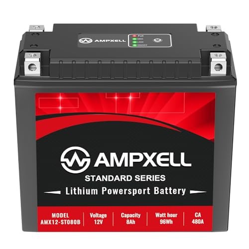 YTX14-BS Lithium Powersports Battery 12V 8Ah 480A