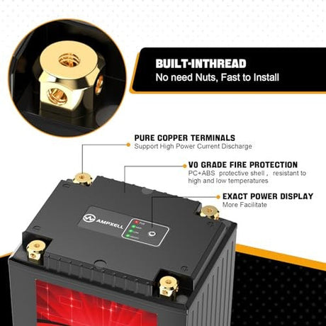 YTX30L-BS Lithium 12V Motorcycle Battery 18Ah 1080A