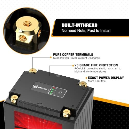 YTX30L-BS Lithium 12V Motorcycle Battery 18Ah 1080A