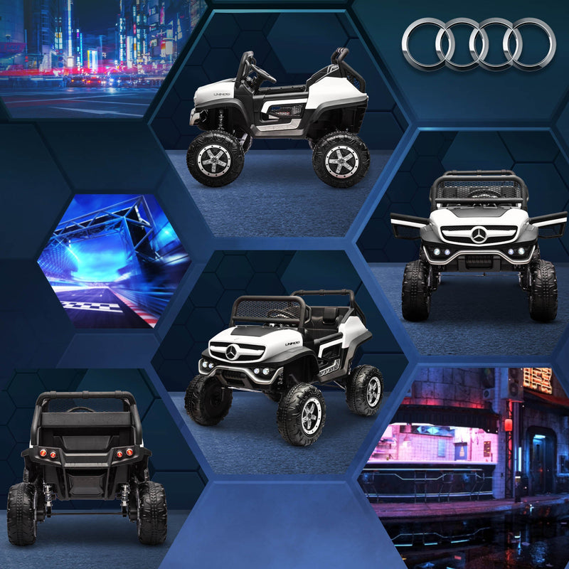 Mercedes-Benz Unimog 12V Kids Ride on Truck with Remote Control - Officially Licensed