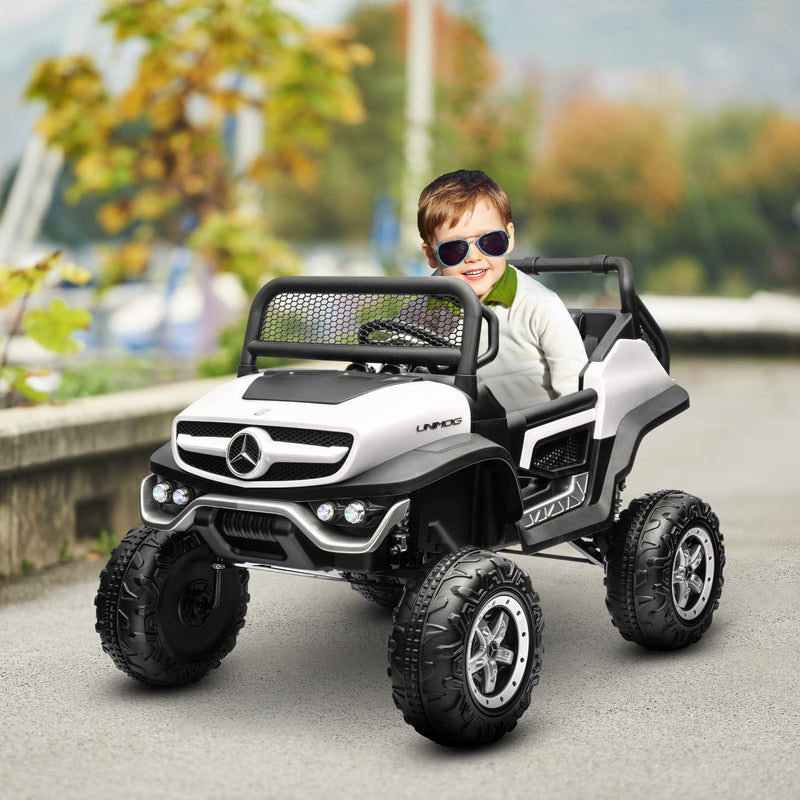 Mercedes-Benz Unimog 12V Kids Ride on Truck with Remote Control - Officially Licensed