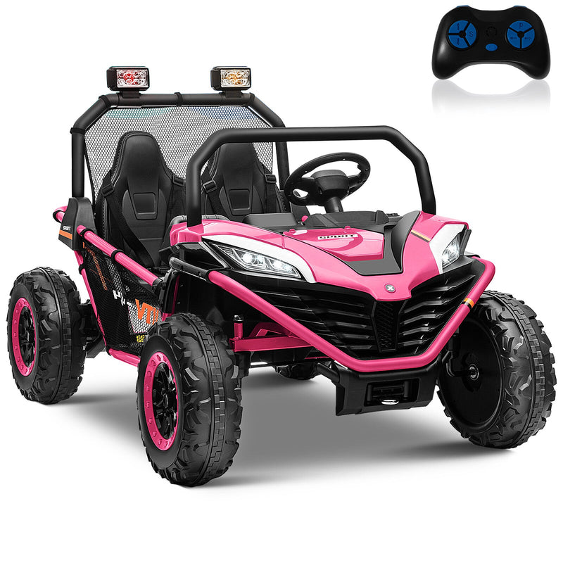 24V Electric Kids 2-Seater Ride-On UTV Truck with 300W Motor, EVA Wheels, and Remote Control