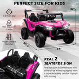 24V Electric Kids 2-Seater Ride-On UTV Truck with 4x80W Motors and Remote Control