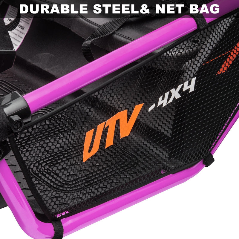 24V Kids 2-Seater Ride-On UTV Truck with 300W Motor, Remote Control, EVA Tires, Purple