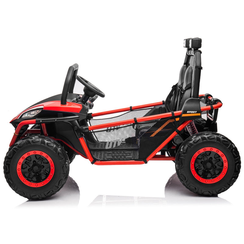 24V Electric Kids Ride-On UTV Truck with 2 Seats, 4WD and Remote Control, 4x80W Motor