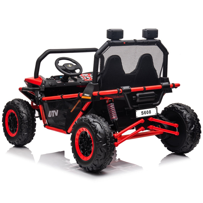 24V Electric Kids Ride-On UTV Truck with 2 Seats, 4WD and Remote Control, 4x80W Motor