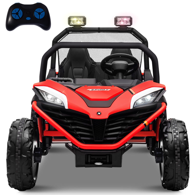 24V Electric Kids Ride-On UTV Truck with 2 Seats, 4WD and Remote Control, 4x80W Motor