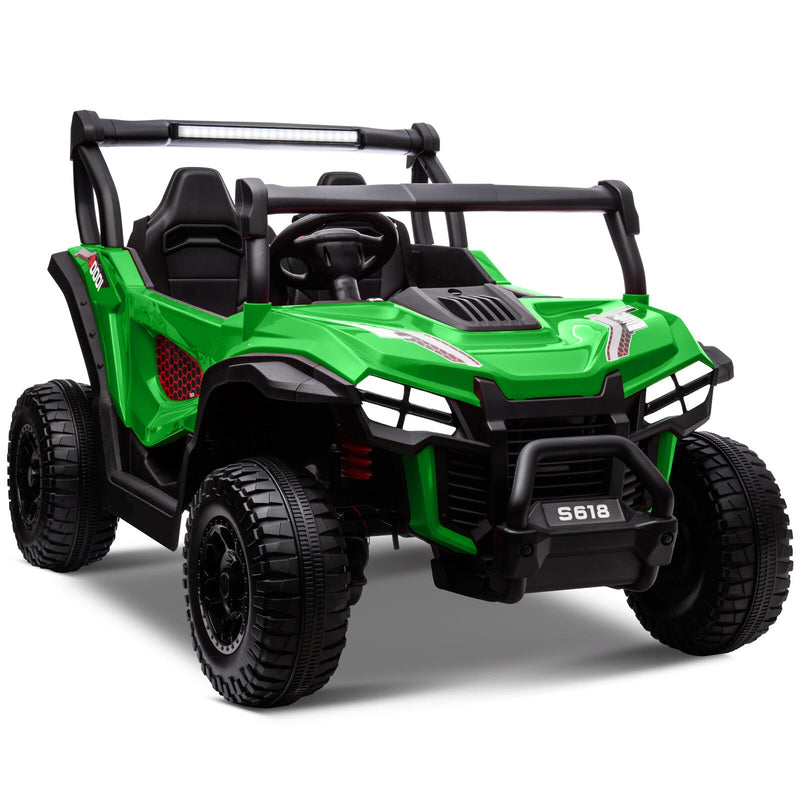 24V Kids Electric 2-Seater Off-Road UTV Truck Ride-On Car with 4WD and 80W Motor