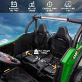 24V Kids Electric 2-Seater Off-Road UTV Truck Ride-On Car with 4WD and 80W Motor