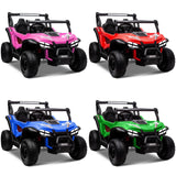 24V Kids Electric 2-Seater Off-Road UTV Truck Ride-On Car with 4WD and 80W Motor