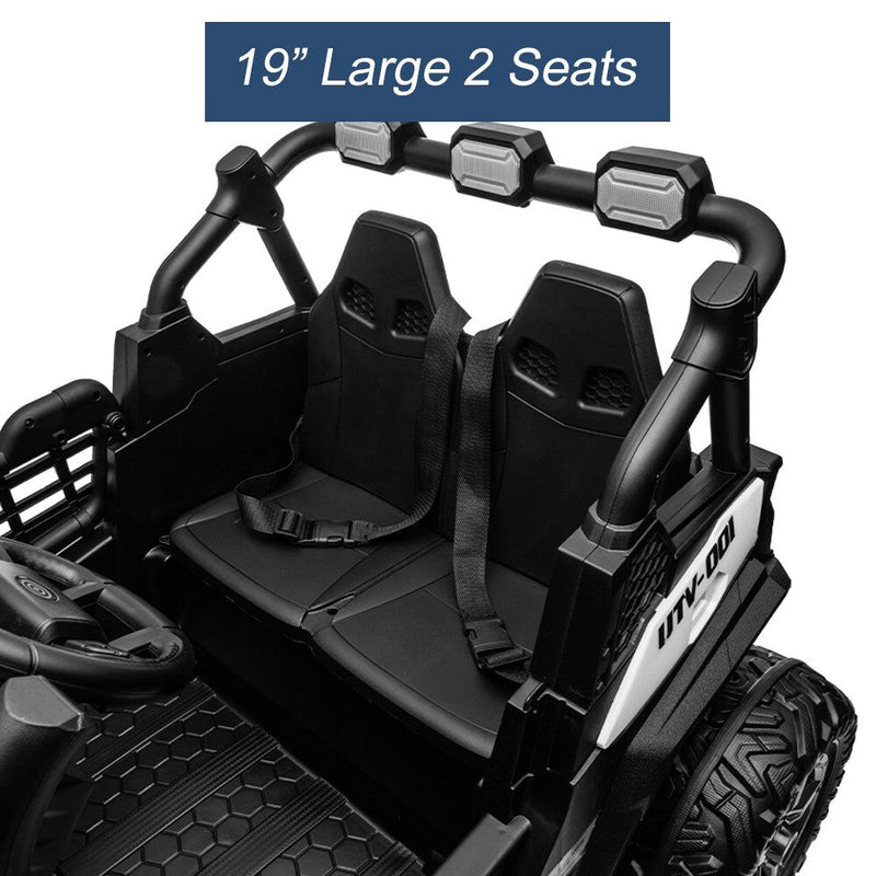 Electric Kids Ride-On 4WD/2WD UTV Truck with 24V Power, Bluetooth, and Music Features