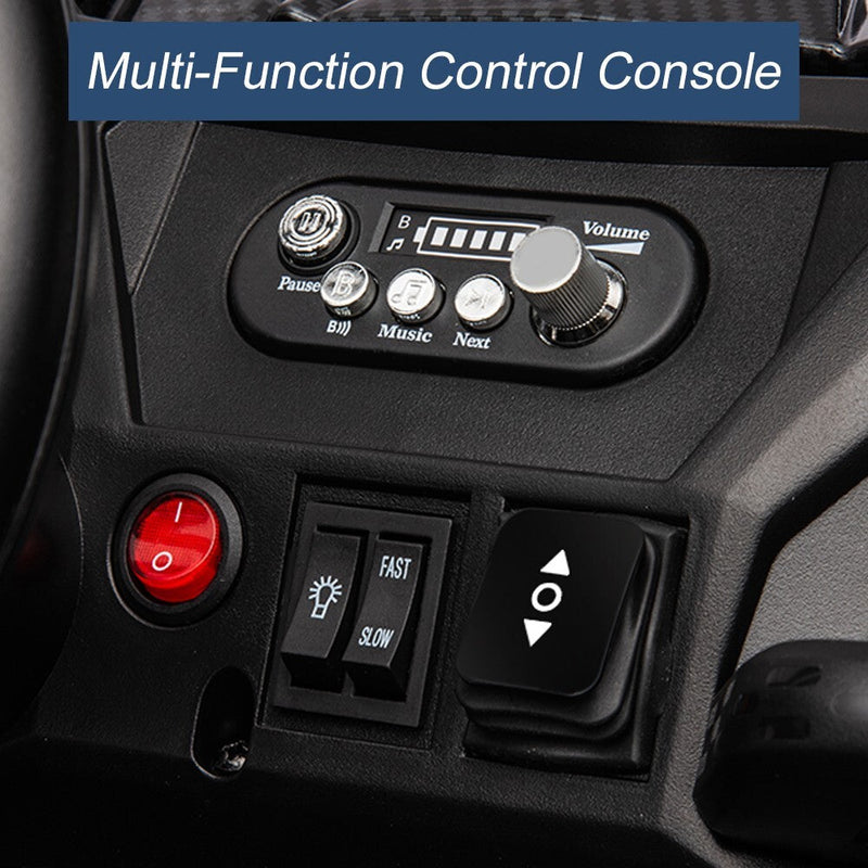 Electric Kids Ride-On 4WD/2WD UTV Truck with 24V Power, Bluetooth, and Music Features