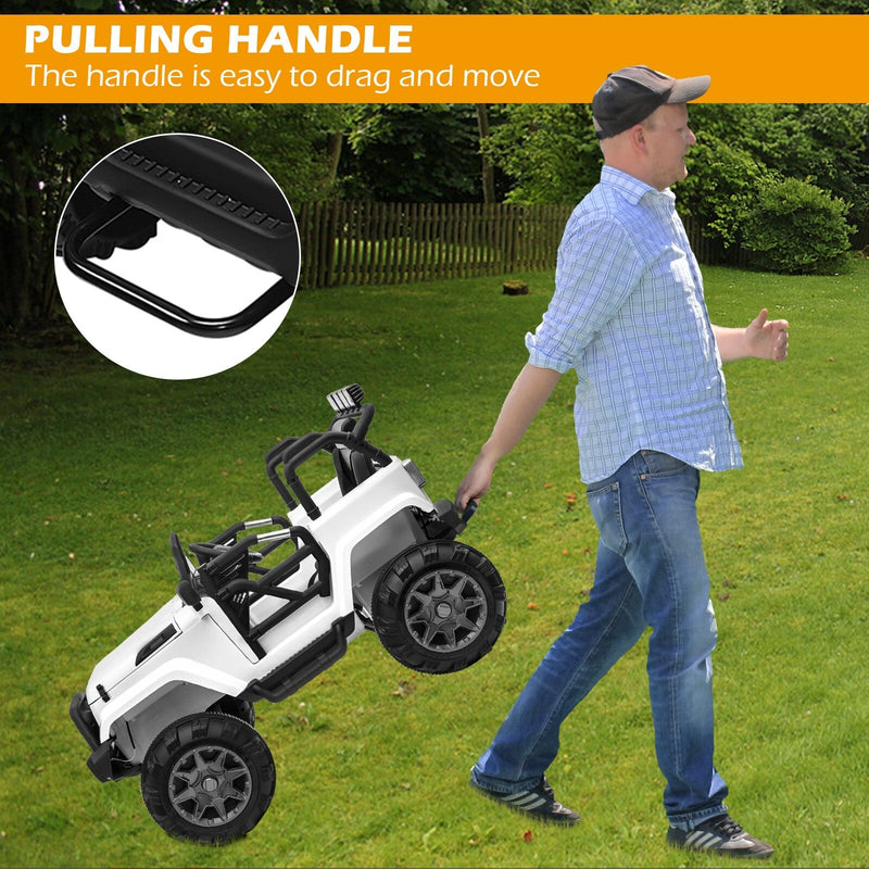 Kids 12V Electric Ride-On Truck with Remote Control and Built-in Music