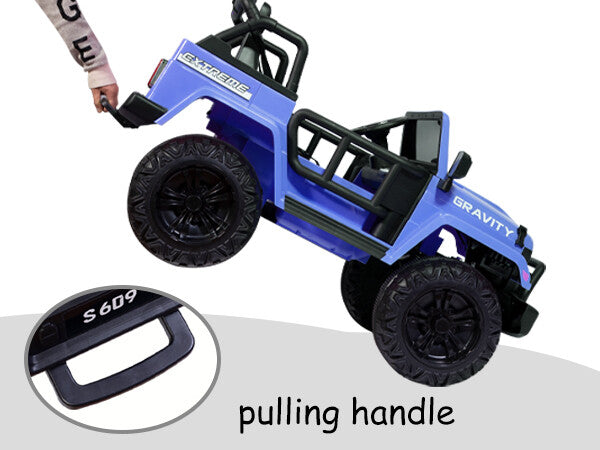Kids 12V Electric Ride-On Jeep Truck with Remote Control and Powerful Battery