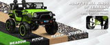 12V Electric Kids Ride-On Truck with Remote Control and 2 Seats, Green