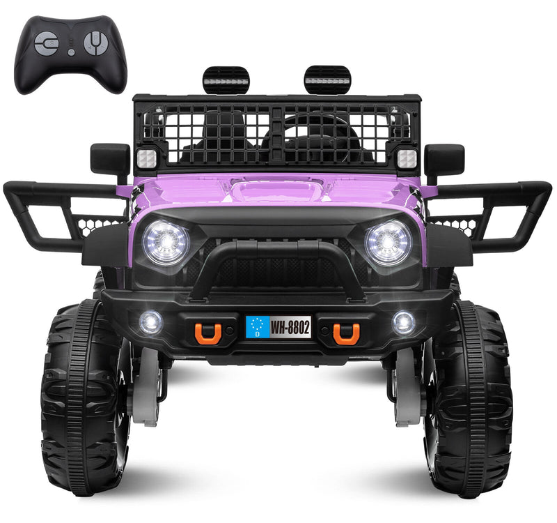 Kids 24V Electric Ride-On Truck with 2WD/4WD Switch and Dual Seats