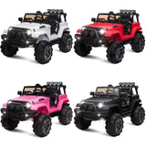 12V Kids Ride-On Jeep Truck Car with Remote Control and 3 Speed Settings
