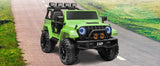 12V Electric Ride-On Jeep Truck for Kids 2-Seater with 3 Speeds Green