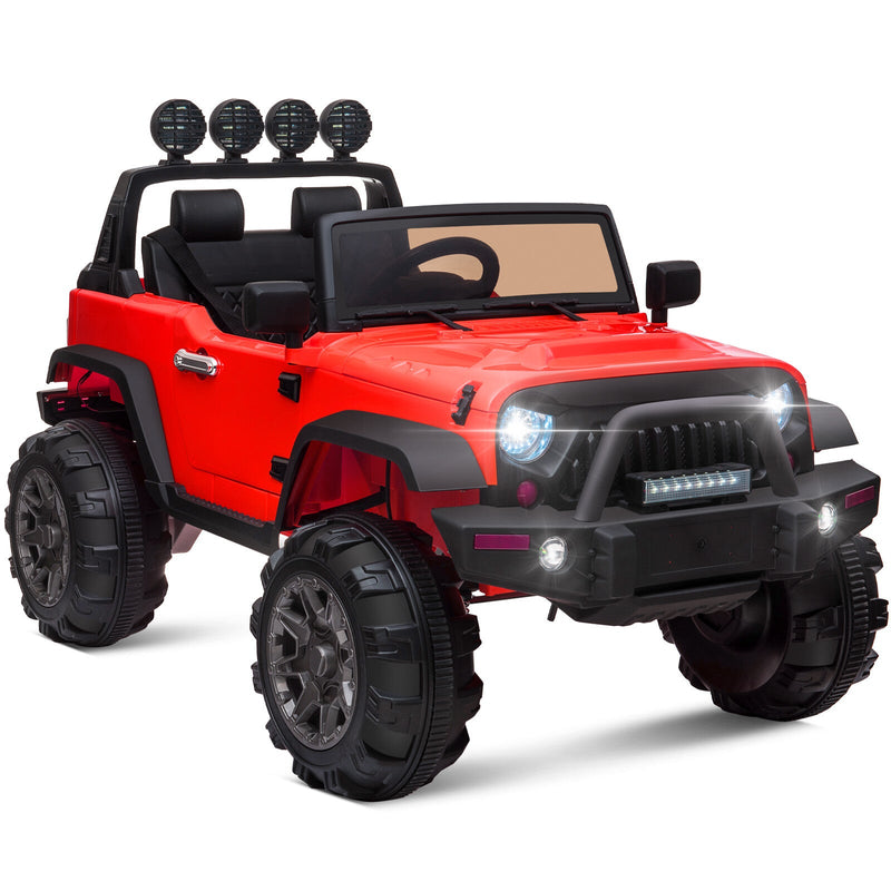 12V Electric Ride-On Kids Pickup Truck with 3-Speed Remote Control