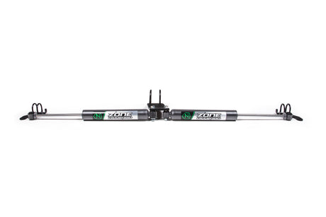 Dual Steering Stabilizer Kit w/ Shocks | Jeep Wrangler JL (18-26) and Gladiator JT (20-26) Zone Offroad