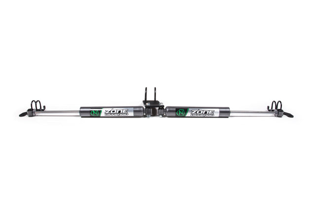 Dual Steering Stabilizer Kit w/ Shocks | Jeep Wrangler JL (18-26) and Gladiator JT (20-26) Zone Offroad