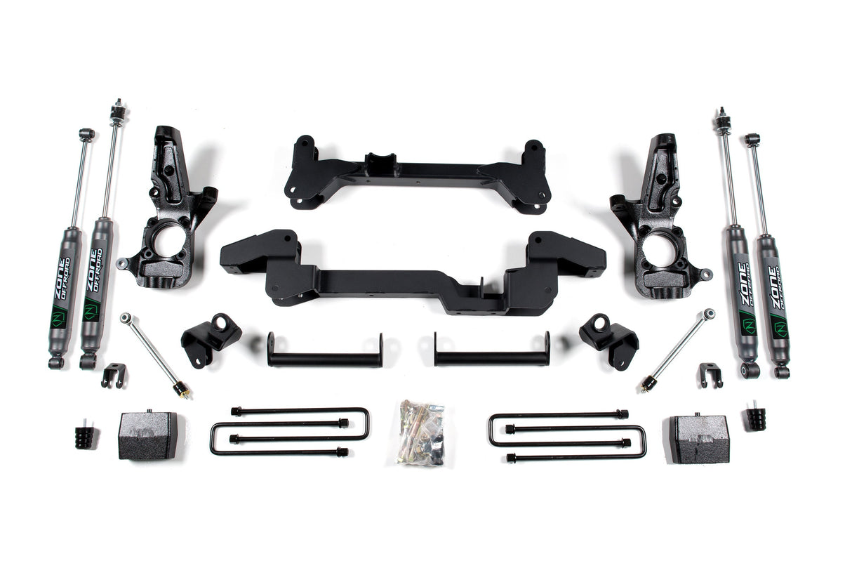 6 Inch Lift Kit | Chevy Silverado & GMC Sierra 2500HD (01-10) 2WD Zone Offroad