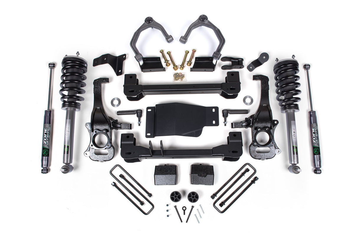 6 Inch Lift Kit | Chevy Silverado & GMC Sierra 1500 (19-24) 4WD Zone Offroad
