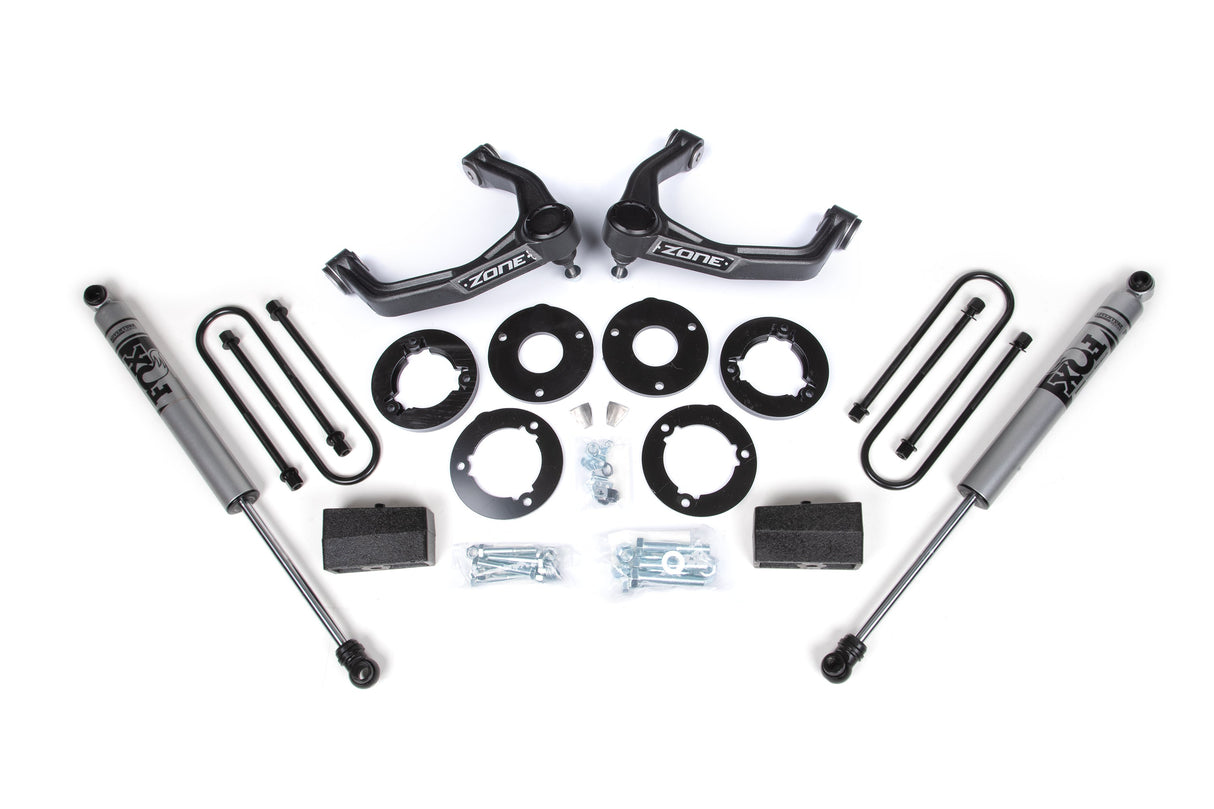1.75 Inch Lift Kit | Chevy Silverado & GMC Sierra 1500 AT4 & Trail Boss (25-26) Zone Offroad