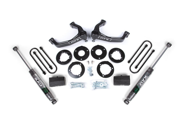 1.75 Inch Lift Kit | Chevy Silverado & GMC Sierra 1500 AT4 & Trail Boss (25-26) Zone Offroad