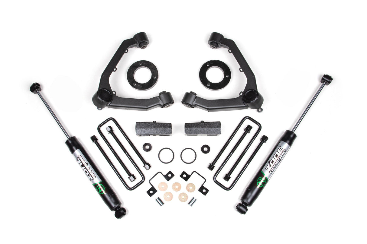 3 Inch Lift Kit | Chevy Colorado Trail Boss & GMC Canyon AT4 (23-26) 4WD Zone Offroad