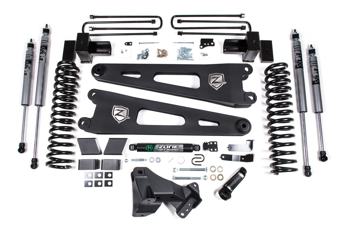 4 Inch Lift Kit w/ Radius Arm | Ford F250/F350 Super Duty (17-19) 4WD | Gas Zone Offroad