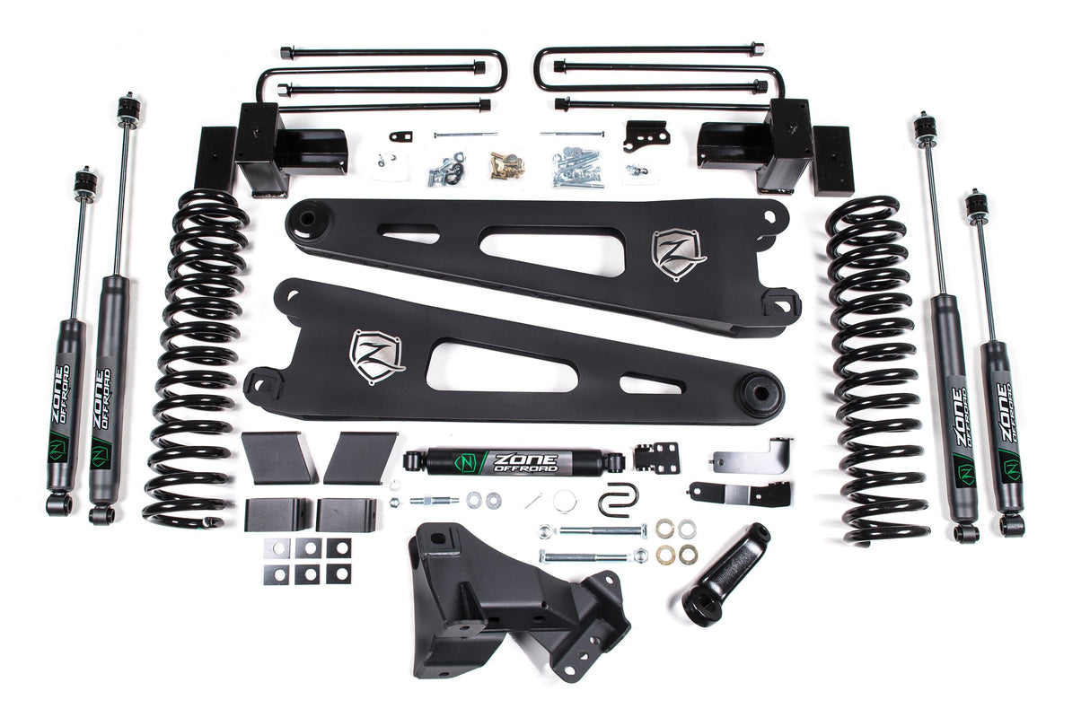 4 Inch Lift Kit w/ Radius Arm | Ford F250/F350 Super Duty (17-19) 4WD | Diesel Zone Offroad