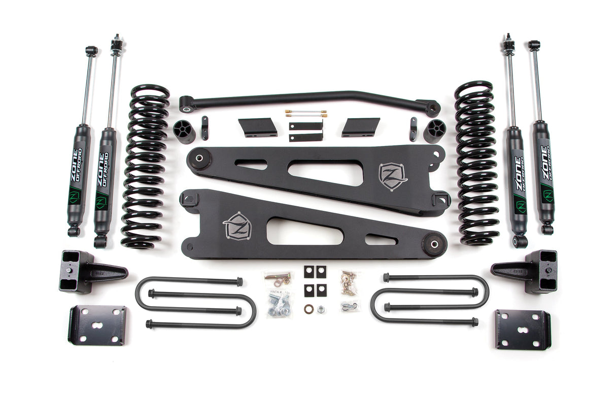 4 Inch Lift Kit w/ Radius Arm | Ford F250/F350 Super Duty (11-16) 4WD | Diesel Zone Offroad