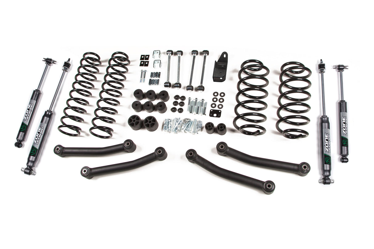 4 Inch Lift Kit | Jeep Wrangler TJ (03-06) Zone Offroad