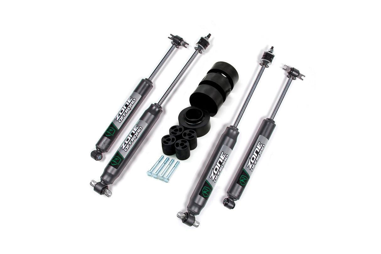 1.75 Inch Lift Kit | Jeep Wrangler TJ (97-06) Zone Offroad